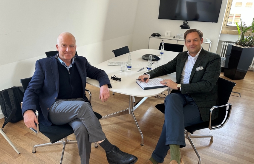 Andreas Beaucamp mit Dr. Marco Henry Neumueller