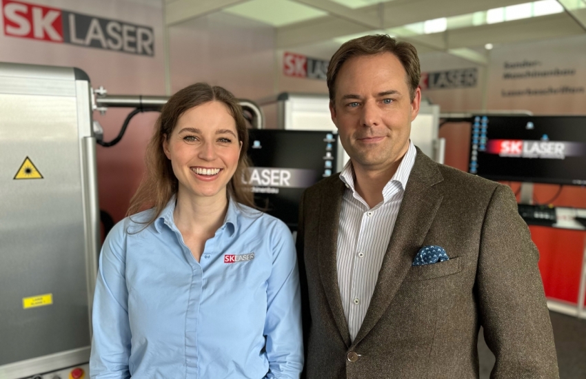 Dina Reit mit Dr. Marco Henry Neumueller
