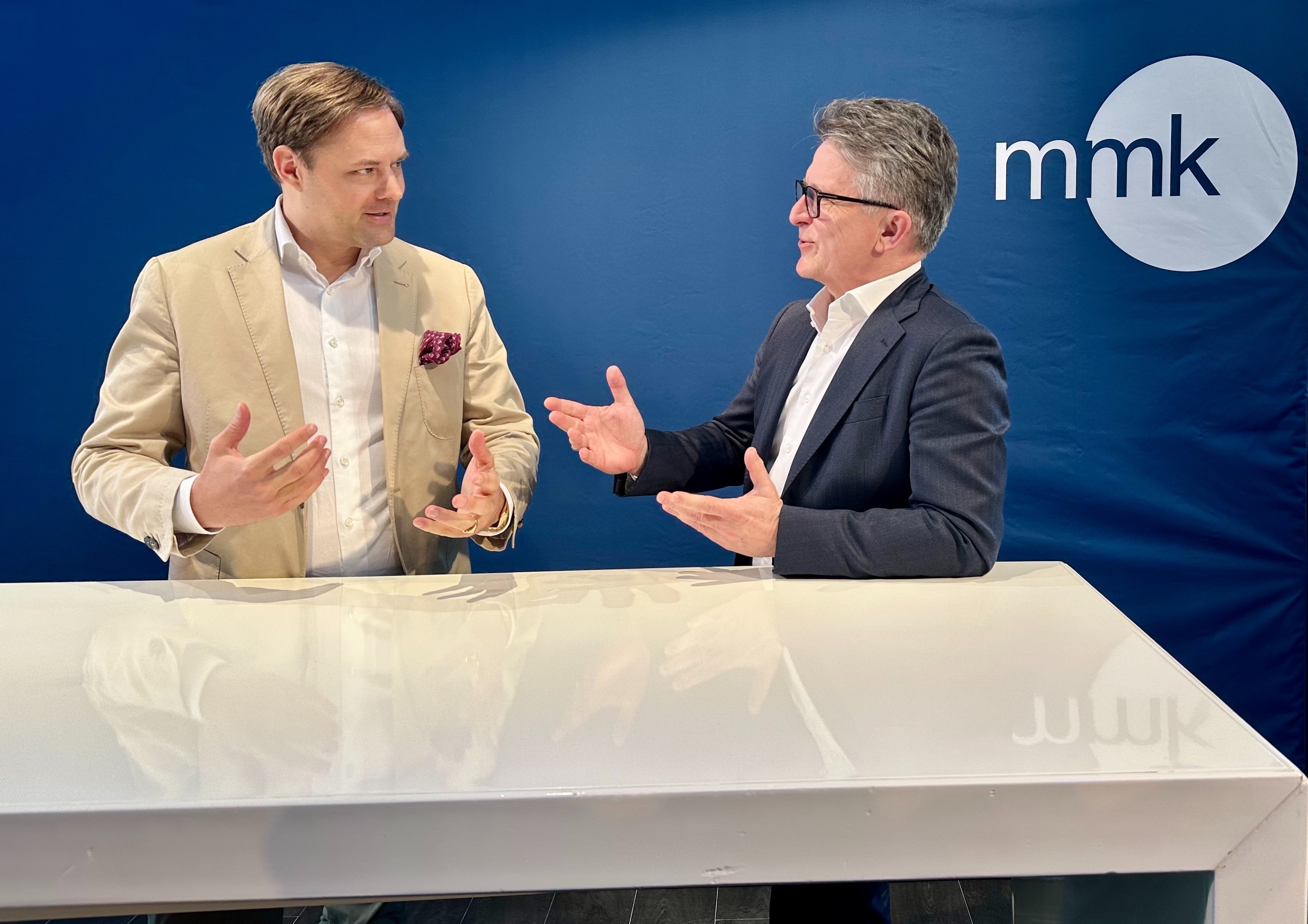 Dr. Marco Henry Neumueller mit Dr. Norman Goldberg