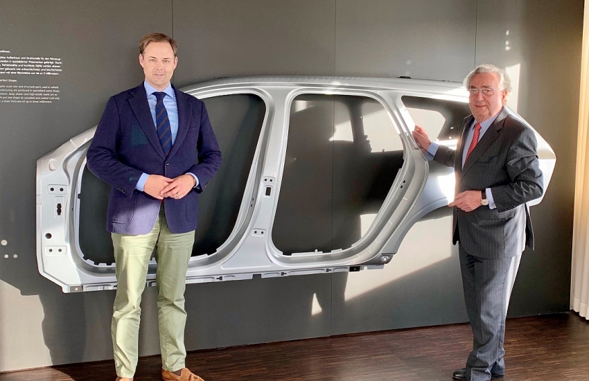 Dr. Marco Henry Neumueller mit Prof. Dr. Dieter Hundt