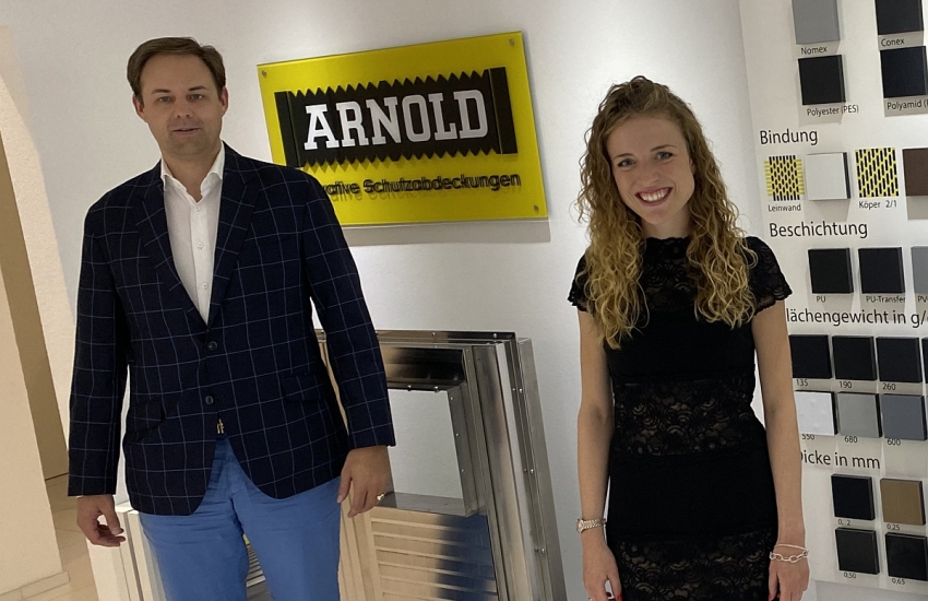 Dr. Marco Henry Neumueller mit Isabelle Himbert