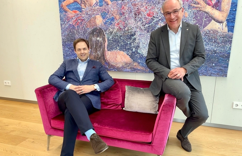 Dr. Marco Henry Neumueller mit Konrad Fröhlich