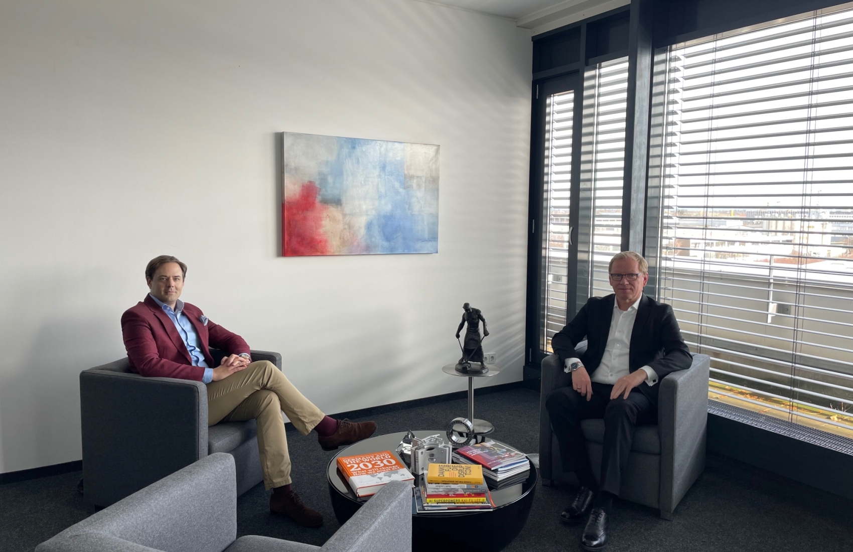 Dr. Marco Henry Neumueller mit Prof. Dr. Rainer Lindner