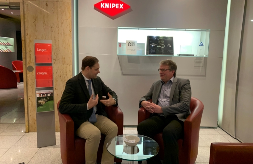 Dr. Marco Henry Neumueller mit Ulrich Wallenhorst