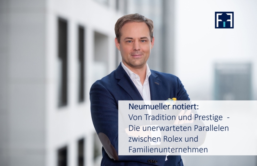 Neumueller notiert: Von Tradition und Prestige
